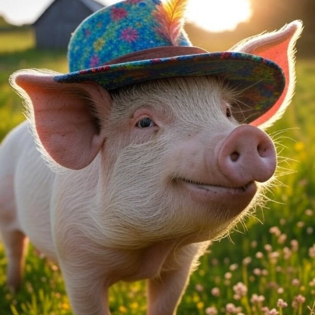 Floral Hat PIGWIF